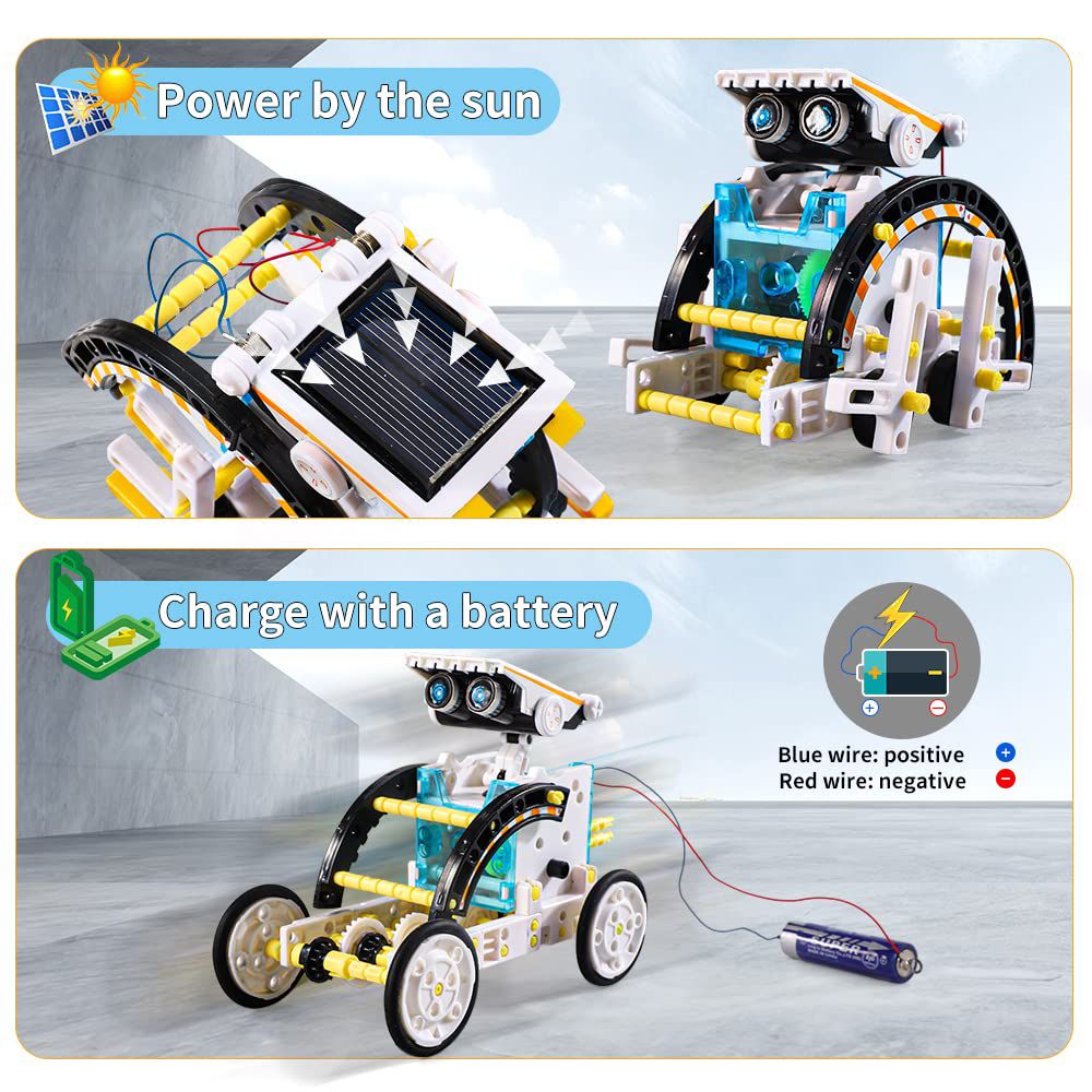 Educational 14-in-1 Solar Robot Kit